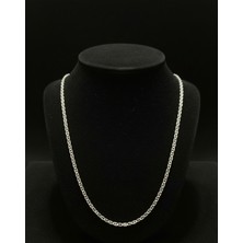 Barlı Model Gümüş Erkek Zincir