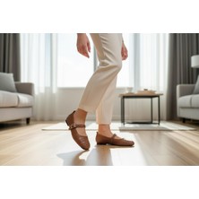 İnallar Ayakkabı Kadın Hasır Desenli Babet