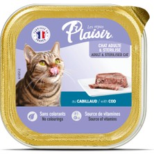 Subutu Plaisir Morina Balıklı Pate Kısırlaştırılmış ve Yetişkin Kedi Yaş Sı 100 gr