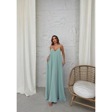 Zengezur Mall Matrixzn Aerobin Uzun Elbise Çağla Yeşili Pt (Beden: L)