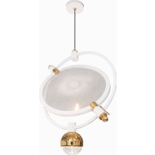 Noya Lighting Tekli Sarkıt LED Avize - Modern Avize Modelleri - Lüks Ledli Avize - Çap 50CM