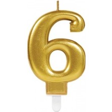 Subutu 6 Rakam Mum Gold Renk