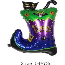 Subutu Halloween Çizmeli Kara Kedi Folyo Bn