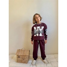 Yiğit Butik Yazı Baskılı Erkek Çocuk Takım