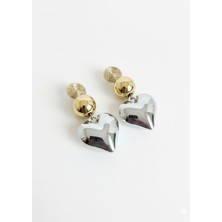 Lovira Duo Kalp Küpe