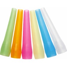 Puffstore 40 Adet Renkli Nargile Sipsisi - Hijyenik Nargile Ağızlığı | Karışık Renkler