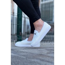 Subutu Beyaz Triko Babet Erkek Ayakkabı