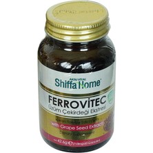 Subutu Shiffa Ferrovitec Üzüm Çekirdeği Ekstresi Diyet Takviyesi 710 Mg x 60