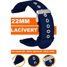  xiaomi mi watch s1-s2 yuvarlak kasa uyumlu 22mm nato kumaş tekstil saat kordonu kayışı f32t-dbl