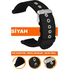  18mm-20mm-22mm-24mm nato kumaş tekstil saat kordonu kayışı f32t-b