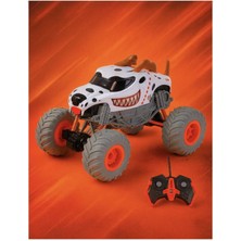 BNG STR Monster Truck Tasarımlı Uzaktan Kumandalı Off Road Jeep 25 cm Turuncu Beyaz Siyah