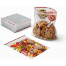 Ta-Fu Global 100 Adet Kilitli Poşet Buzdolabı Poşeti