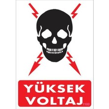 Subutu Yüksek Voltaj Uyarı Levhası 25X35 KOD:1100