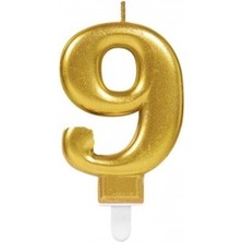 Subutu 9 Rakam Mum Gold Renk