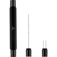 Cigarloong Aluminyum Puro Açıcı Iğne ve Puro Tutucu Siyah