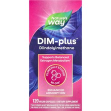 Nature’s Way Dım-Plus, Dım Supplement, Supports Balanced Estrogen Metabolism Supports Estrogen Hormone 120 Caps