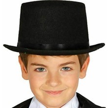 Subutu Sihirbaz Şapkası Çuk Boy Siyah Renk