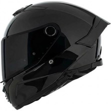 MT Helmets Thunder 4 Gloss Black Kask Şeffaf Vizörlü