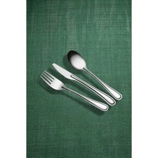 Sola Tek Kullanımlık Yıkanabilir Paslanmaz Çelik Çatal, Kaşık ve Bıçak Takımı