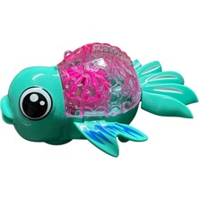 Duman Oyuncak Işıklı Pilli Sevimli Balık Oyuncak – Hareketli & Renkli Tasarım Yeşil