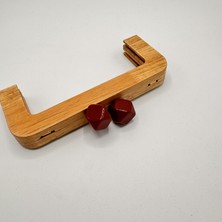 Aynalı Ahşap Burs Bordo