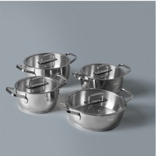 Tantitoni Hsr-Hisar Stella 8 Parça Çelik Tencere Seti