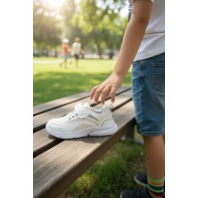 Enoch Çocuk Spor Ayakkabı Cırtlı ve Bağcıklı Konfor Model