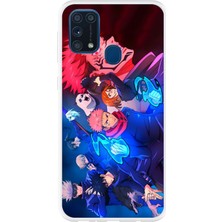 TechTree Samsung Galaxy M31 Uyumlu Jujutsu Kaisen Baskılı Silikon Kılıf