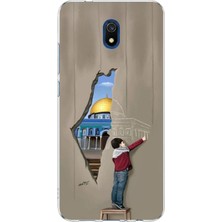 TechTree Redmi 8A Uyumlu Mescid-I Aksa Duvar Baskılı Silikon Kılıf