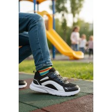 Enoch Çocuk Spor Ayakkabı Cırtlı ve Bağcıklı Konfor Model