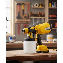 Nuveden Ieg™ Kablosuz Püskürtme Tabanca Yüksek Performanslı Ev ve Atölye Kullanımı NVDN-TKNRS34