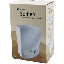 Shopwave Aura MODEL-105-A6 Elektrikli Banyo Şofben 7350W  Çift Termostatlı  3 Kademeli  Tüp Rezistanslı  5 Emniyetli (5047)