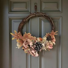 Florivya Design Sonbahar Esintisi El Yapımı Kapı Süsü