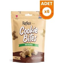Reflex Cookie Bites Mini Bones Küçük Irk Yetişkin Köpek Ödül Maması 6 x 150GR