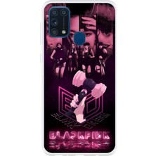 TechTree Samsung Galaxy M31 Uyumlu Blackpink Poster Baskılı Silikon Kılıf