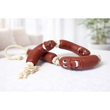 İsmiyle Al Runaway Köpek Oyuncağı Sosis 4’lü Set Vinil Eğitici