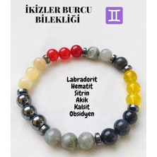Ikizler Burcu Doğaltaş Bileklik