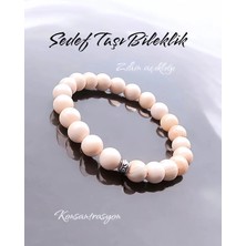 Doğal Taş  Sedef Taşı Bileklik Ileklik 8 mm