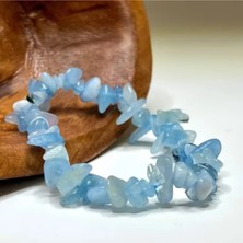 Aquamarin Bileklik – Huzur, Cesaret ve Iletişim Gücü Taşı - 100%100 Doğaltaş Garantili Bileklik