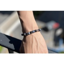 Sodalit Lav Taşı Doğal Taşlı Bileklik