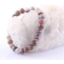 Bostwana Akik Doğal Taş Bileklik - 8 mm