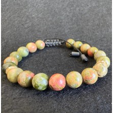 Unakit Doğaltaş Makrome Bileklik