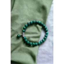 Malahit Taşı Bileklik Doğal Taşlar Orijinal Gerçek Malahit Taşı Bileklik  Bakır Taşı Bileklik