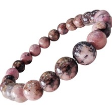 Rodonit Doğal Taş Bileklik 8 mm