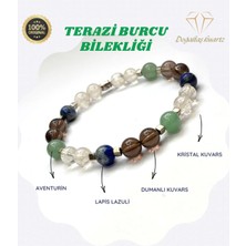 Terazi Burcu Doğaltaş Bileklik. Sertifikalı Orjinal