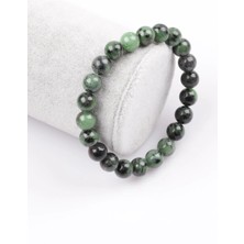 Anyolit Doğal Taş Bileklik 8 mm Küre Kesim
