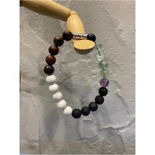 Huzur Bilekliği - ( Florit, Lav, Havlit ve Akik )