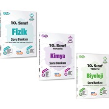 Çap Yayınları 10. Sınıf Fizik Kimya ve Biyoloji Soru Bankası Seti 3 Kitap