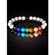 Ametist, Lapis, Turkuaz Aventurin, Kaplan Gözü, Sitrin Doğal Taş Bileklik 8 mm