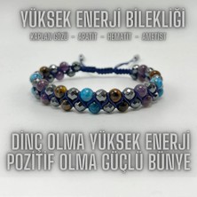 8 mm Obsidyen Taşı Erkek Kadın Doğal Taş Bileklik A Kalite